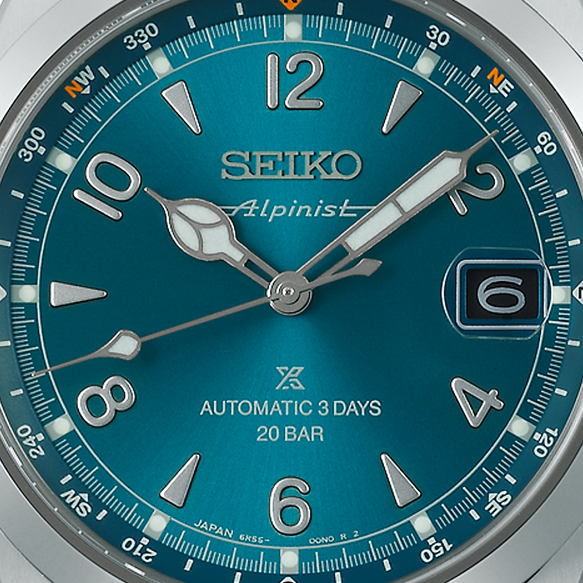 Seiko Prospex Alpinist In ‘Tealpine’, Teal Dial With Stainless Steel Bracelet  - SPB503J1