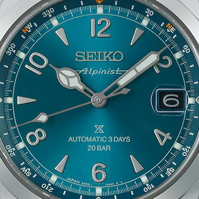 Seiko Prospex Alpinist In ‘Tealpine’, Teal Dial With Stainless Steel Bracelet  - SPB503J1