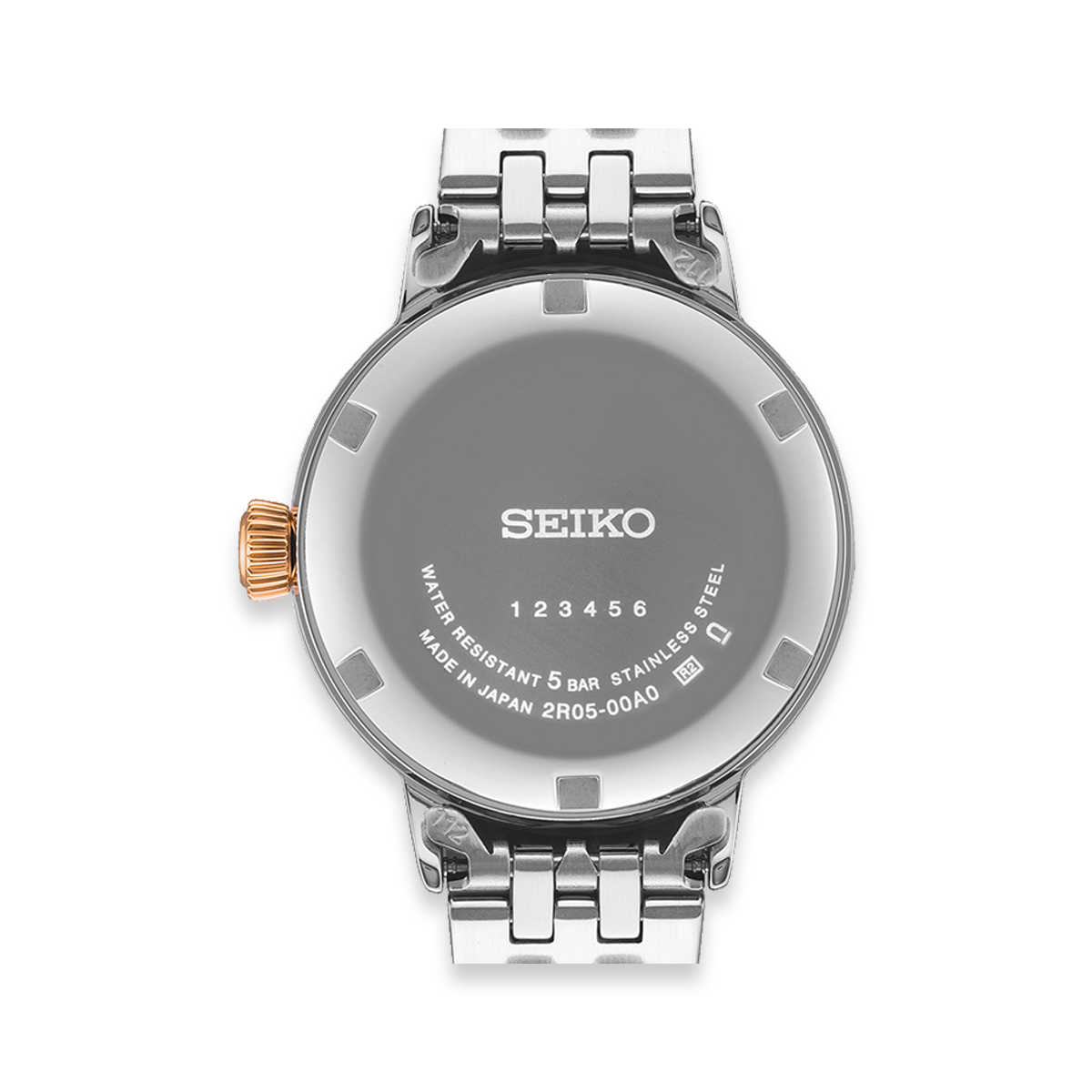 Seiko Presage Cocktail Time “Clover Club” Diamond Twist, White Dial with Stainless Steel Bracelet - SRE009J1