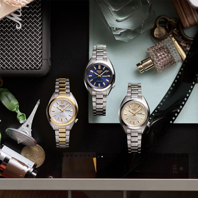 Seiko 5 Sports 'Hebitama' SNXS In Mixed Metal,  Denim Blue & Double Cream - SRE024, SRE021, SRE023