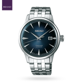 Seiko Presage Cocktail Time 'Blue Moon', Blue Dial with Stainless Steel Bracelet - SRPB41J1