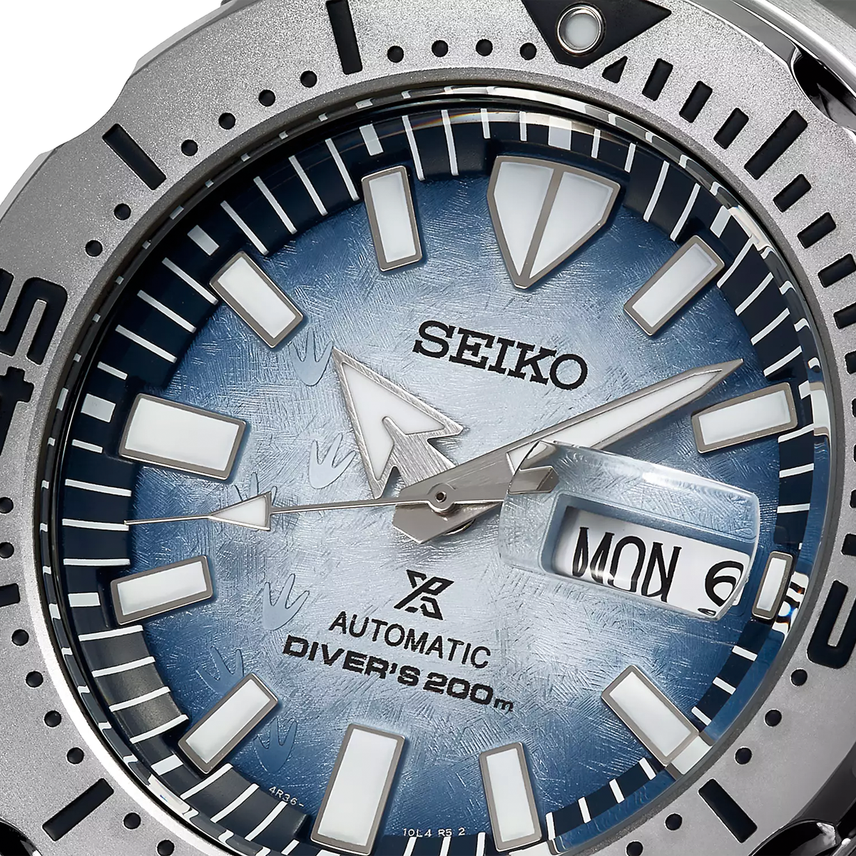 Seiko Prospex Antarctica “Save The Ocean” Monster, Blue Dial with Stainless Steel Bracelet - SRPG57K1