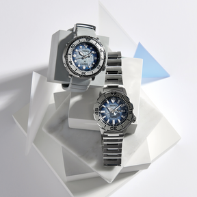 Seiko Prospex Antarctica “Save The Ocean” Monster, Blue Dial with Stainless Steel Bracelet - SRPG57K1
