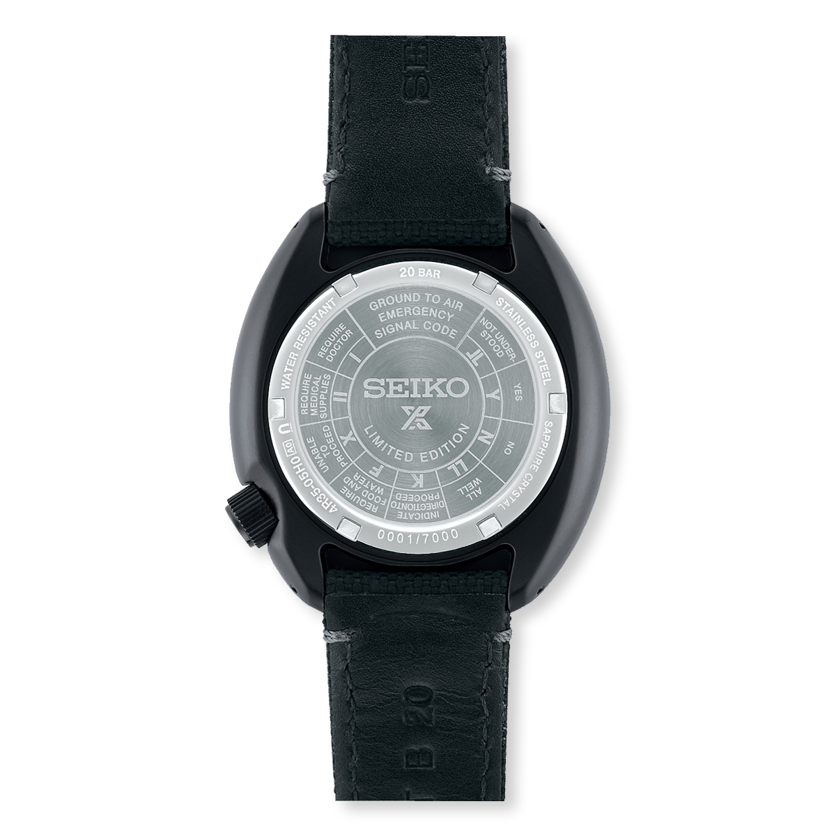 Prospex 'Black Series’ Tortoise Automatic, Black Bezel with Black Polyester Strap - SRPH99K1
