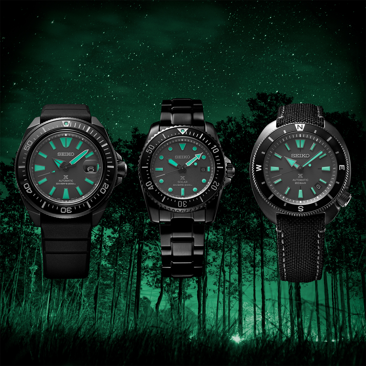 Seiko Prospex Black Series SNE587P1, SRPH99K1 