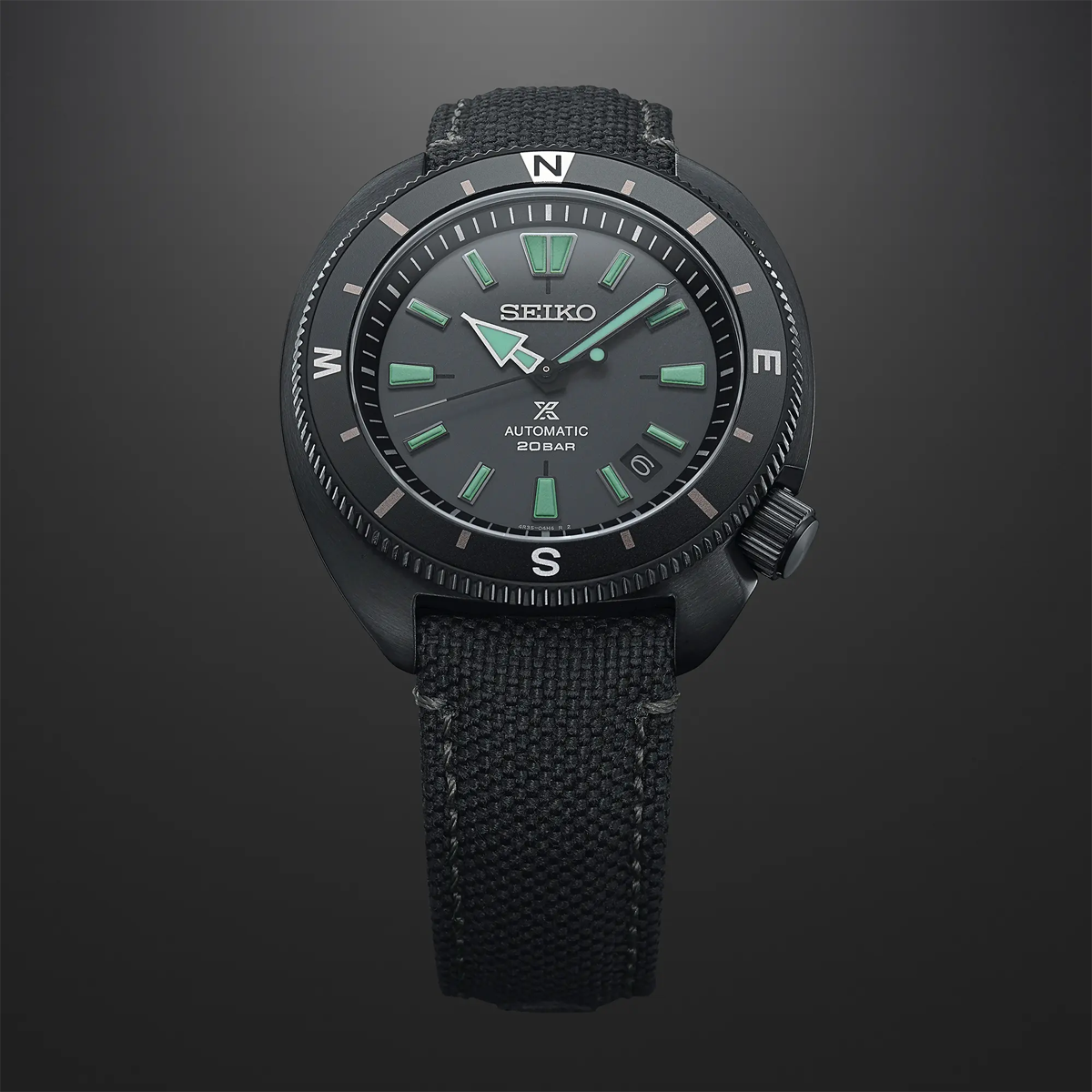 Prospex 'Black Series’ Tortoise Automatic, Black Bezel with Black Polyester Strap - SRPH99K1