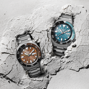 Seiko 5 Sports SKX 'Skeleton Style', Blue Dial with Stainless Steel Bracelet - SRPJ45K1