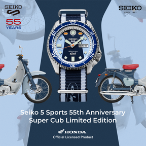 Seiko 5 Sports x ‘Honda Super Cub’ Limited Edition -  SRPK37K1