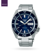 Seiko 5 Sports SKX Bluetone Redux, Blue Dial with Stainless Steel Bracelet - SRPK97K1