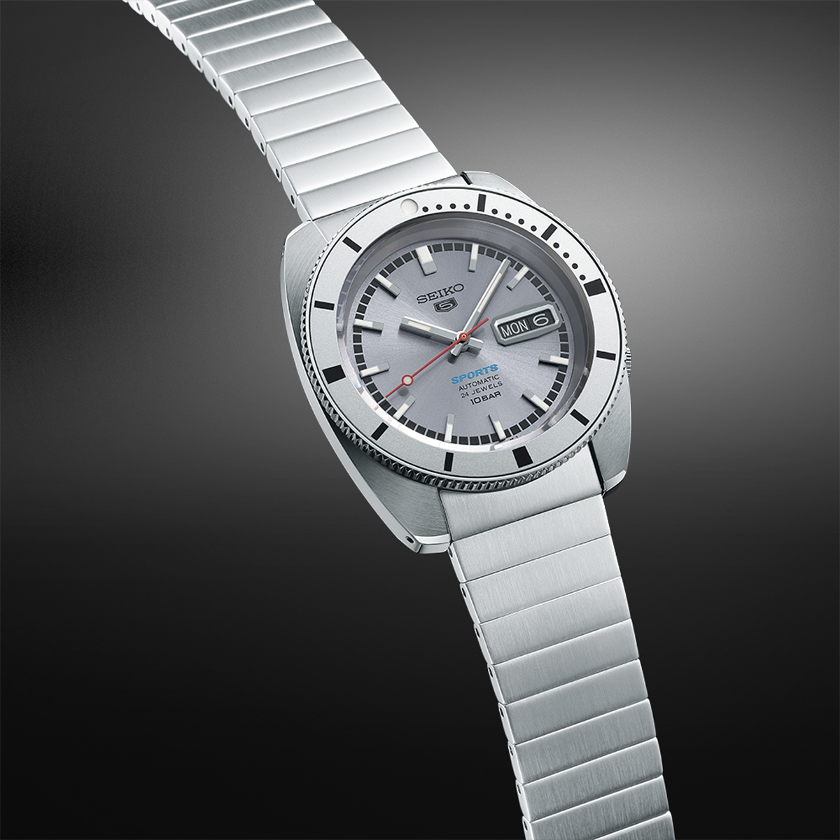 Seiko 5 Sports 'Ash Blue' 1968 Recreation Limited Edition - SRPL03K1