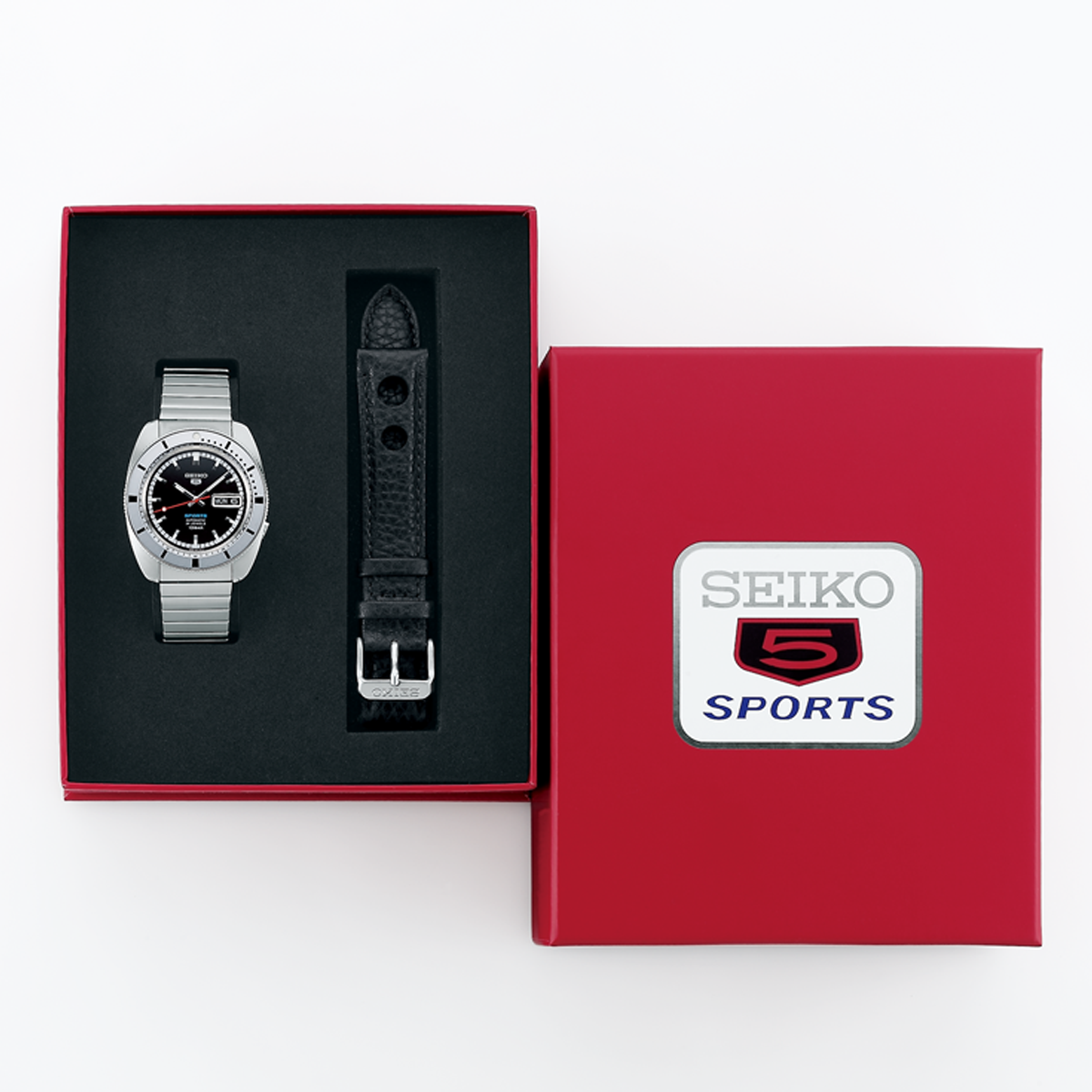 Seiko 5 Sports 'Pepper Black' 1968 Recreation Limited Edition - SRPL05K1