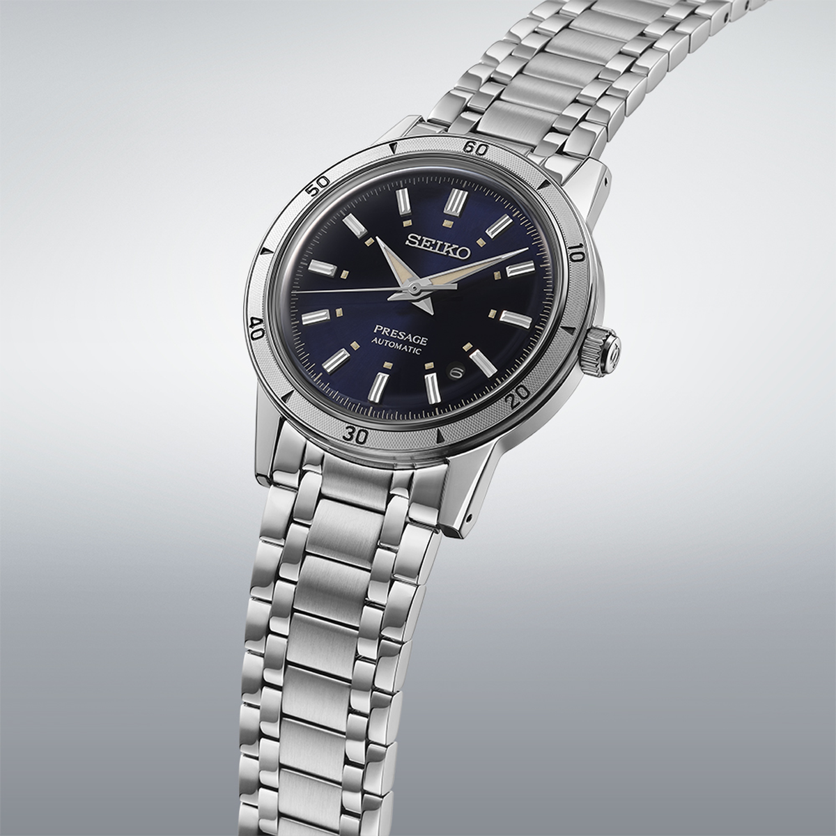 Seiko Presage Style 60s 'Elegant Yet Rugged' In Navy - SRPL07J1