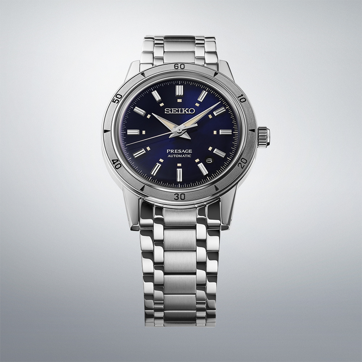 Seiko Presage Style 60s 'Elegant Yet Rugged' In Navy - SRPL07J1