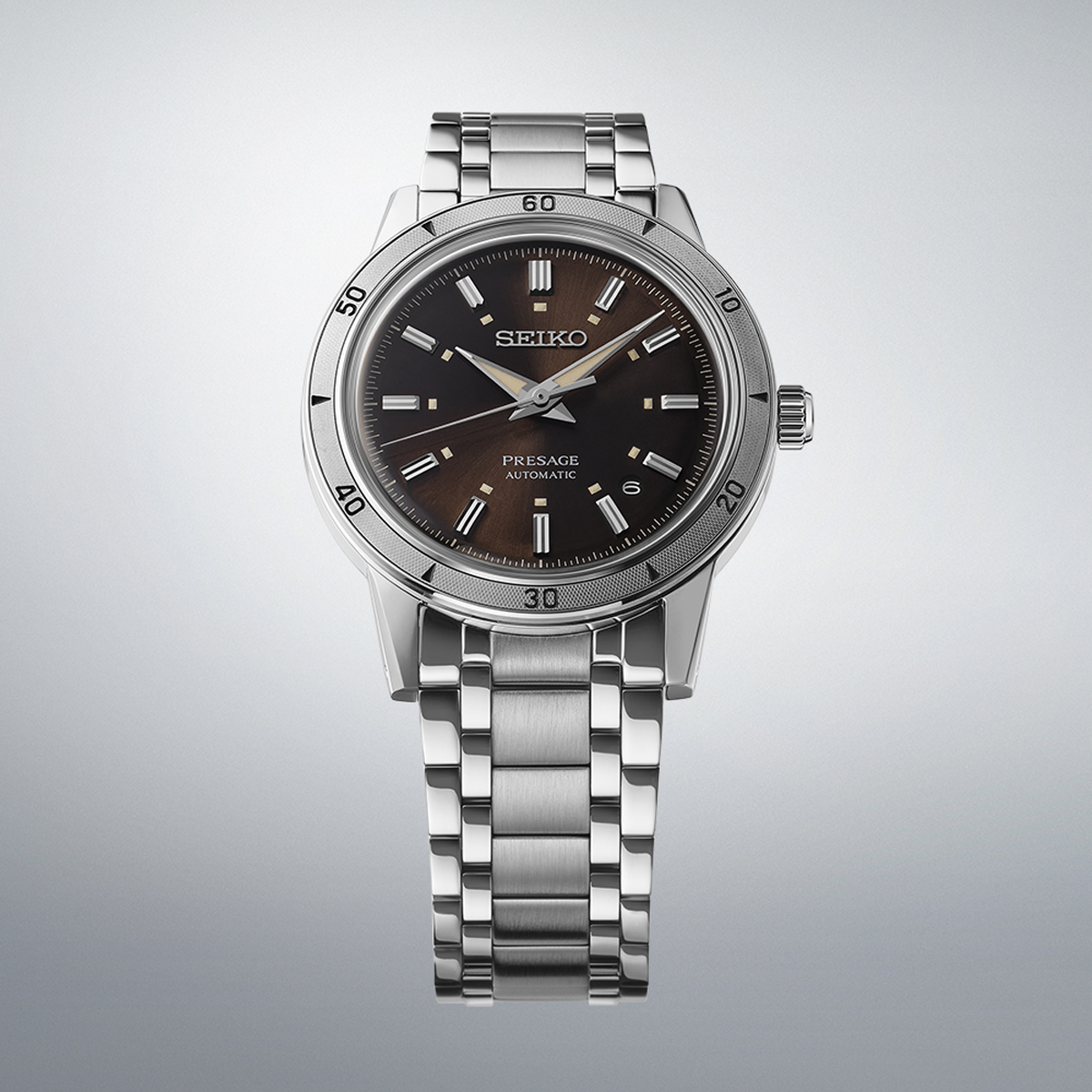 Seiko Presage Style 60s 'Elegant Yet Rugged' In Brown - SRPL09J1