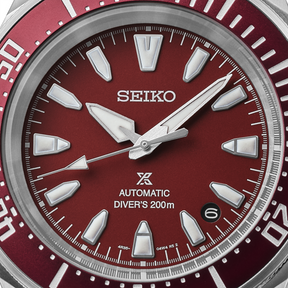 Seiko Prospex 4R Red 'Shog-urai' Diver, Red Dial with Stainless Steel Bracelet - SRPL11K1