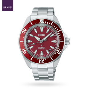 Seiko Prospex 4R Red 'Shog-urai' Diver, Red Dial with Stainless Steel Bracelet - SRPL11K1