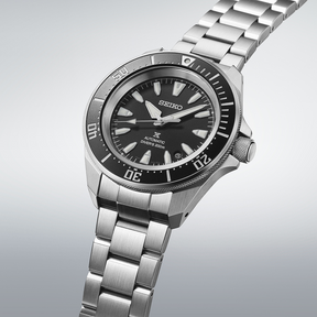 Seiko Prospex 4R Black 'Shog-urai' Diver, Black Dial with Stainless Steel Bracelet  - SRPL13K1