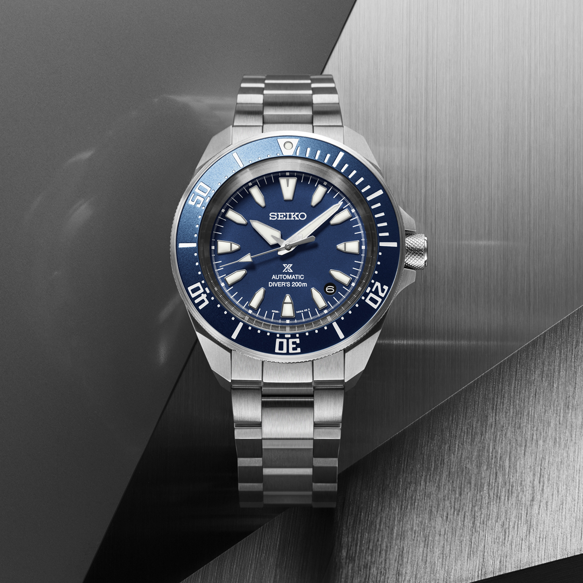 Seiko Prospex 4R Compact Mechanical Diver’s Watch In Cobalt Blue - SRPL51K1