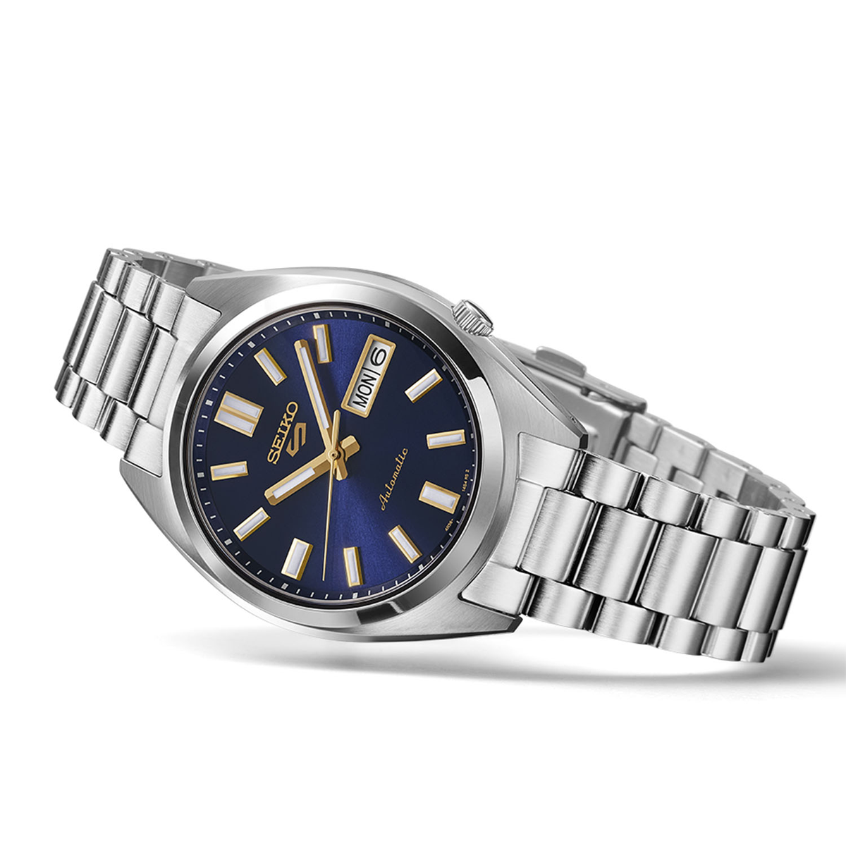 Seiko 5 Sports SNXS Vintage Gold Collection In Blazer Blue - SRPL55K1
