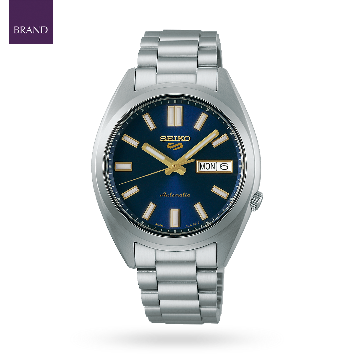 Seiko 5 Sports SNXS Vintage Gold Collection In Blazer Blue - SRPL55K1