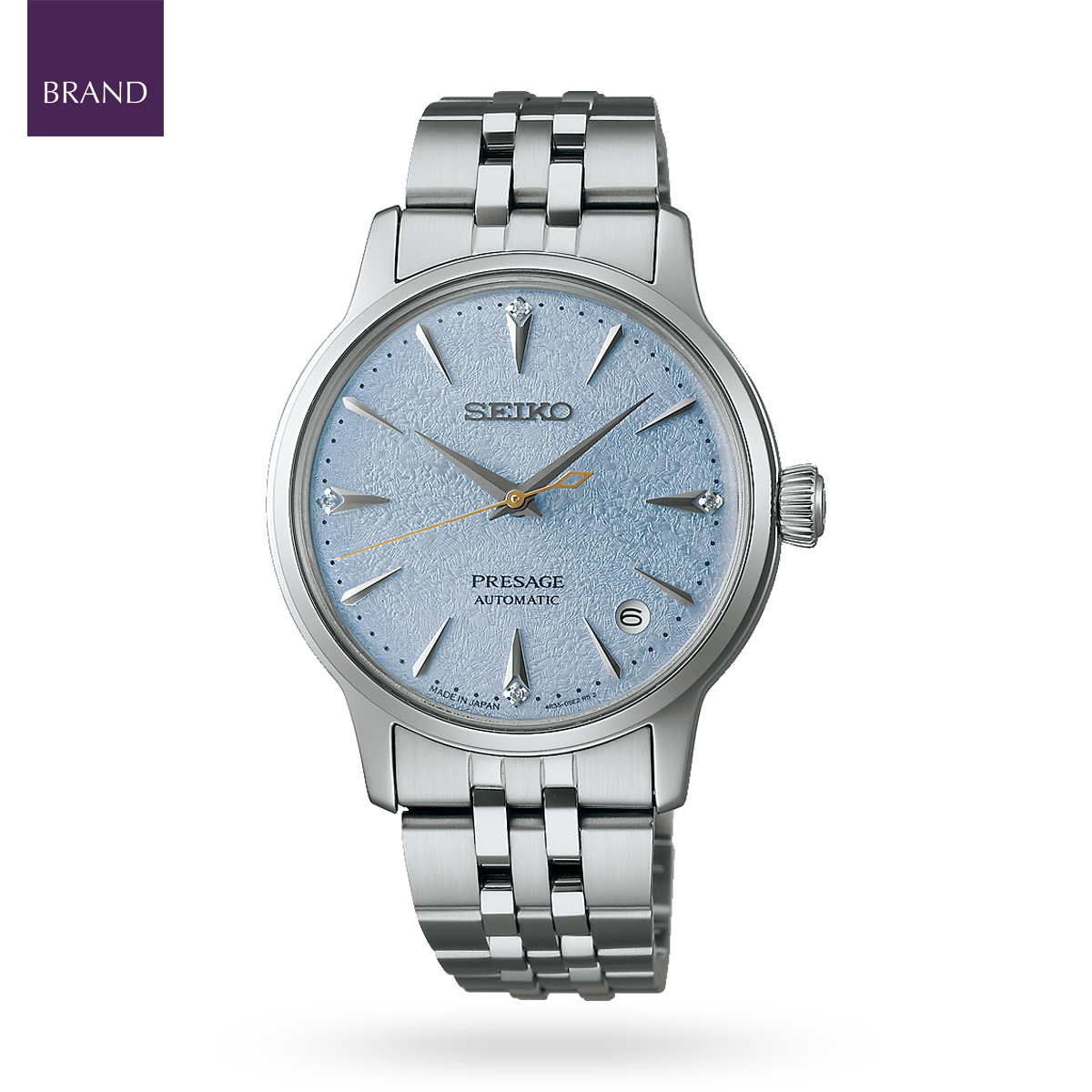 Seiko Presage 'Frozen Skydiving' Diamond Cocktail Time - SRPL61J1