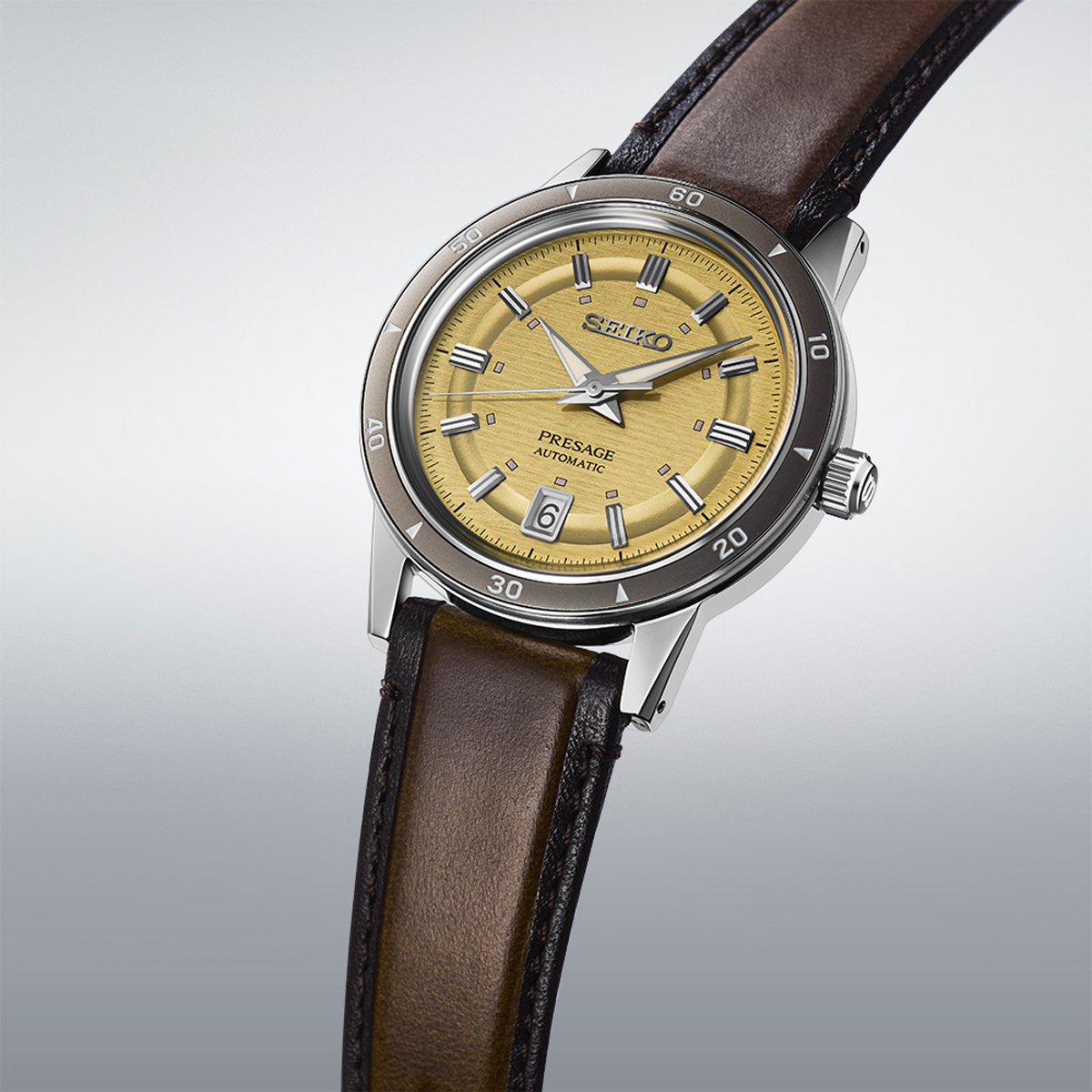 Seiko Presage Style 60s In Golden Yellow - SRPL75J1