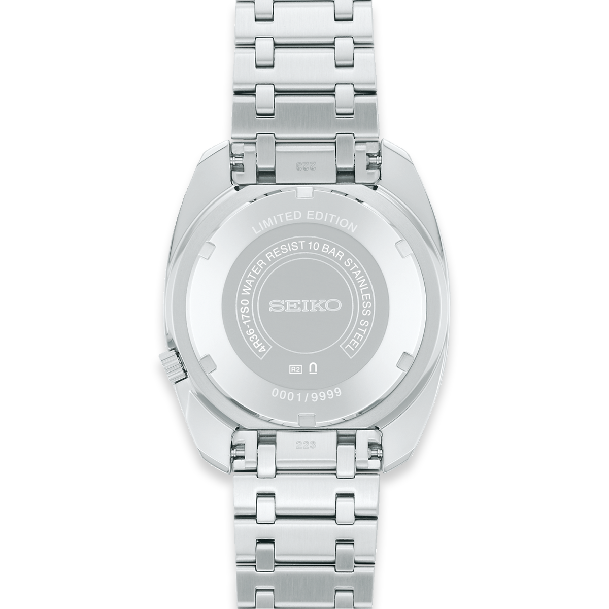 Seiko 5 Sports Heritage Design Recreation Limited Edition In Silver Tone & Black - SRPL91 & SRPL93