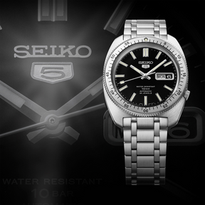 Seiko 5 Sports Heritage Design Recreation Limited Edition In Black - SRPL93K1
