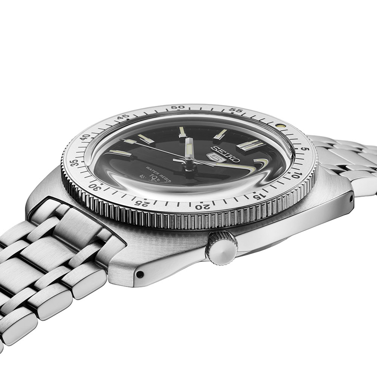 Seiko 5 Sports Heritage Design Recreation Limited Edition In Black - SRPL93K1