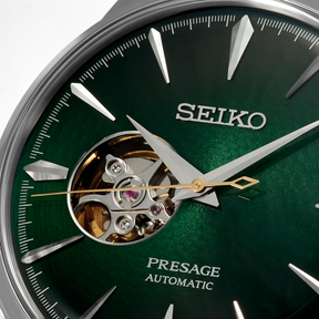 Seiko Presage Cocktail Time 'The Grasshopper', Green Dial with Stainless Steel Bracelet - SSA441J1