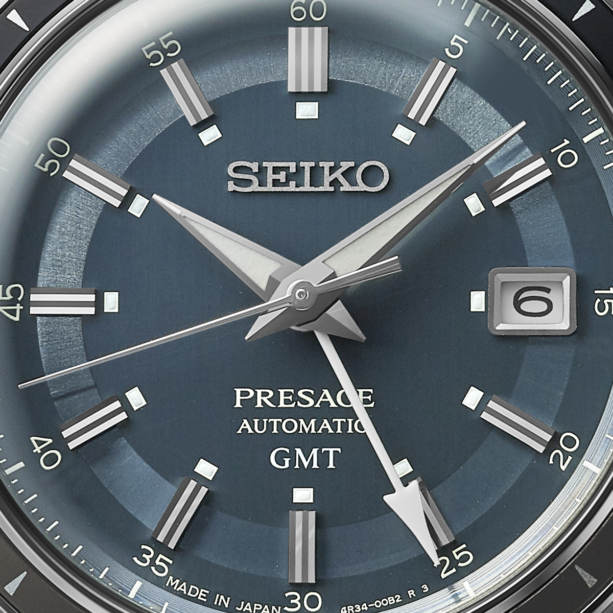 Seiko Presage “Petrol Blue” Style 60s Road Trip GMT - SSK009J1