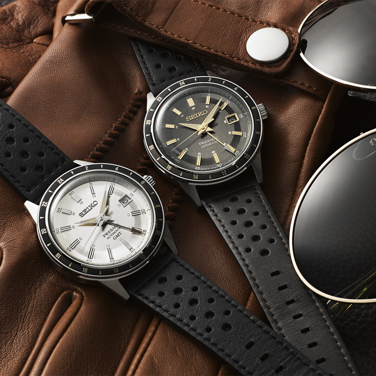 Seiko Presage “Stone” Style 60s Road Trip GMT - SSK011J1