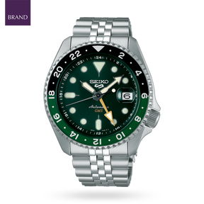 Seiko 5 Sports SKX GMT Bi-Colour Green - SSK035K1