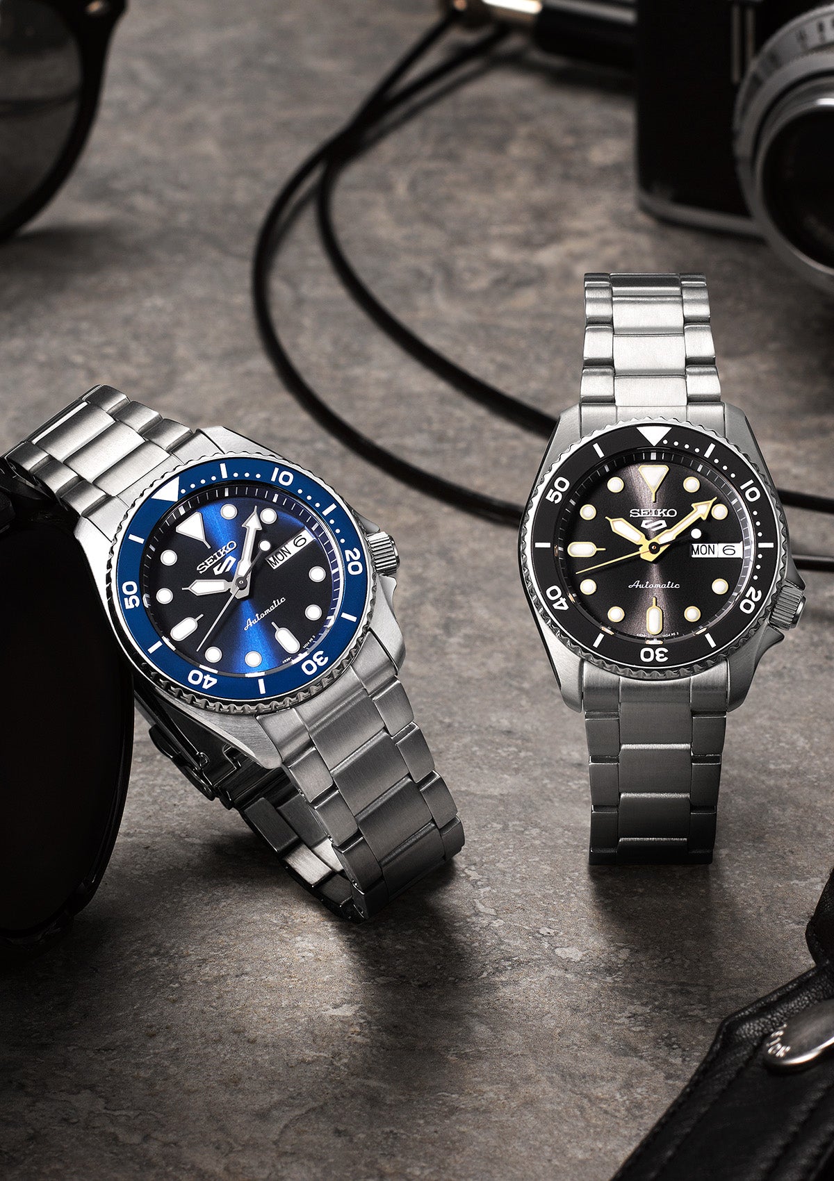Seiko 5 Sports SKX New Colour Collection 'Street Denim' & 'Street Stonewash' - SRPL77 & SRPL79