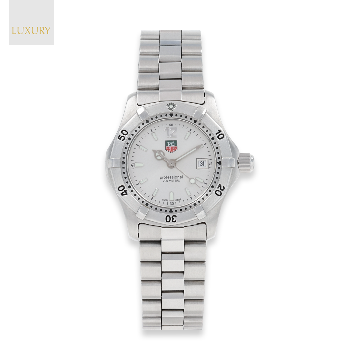 TAG Heuer 2000 Series Professional Quartz Stainless Steel Ladies Watch