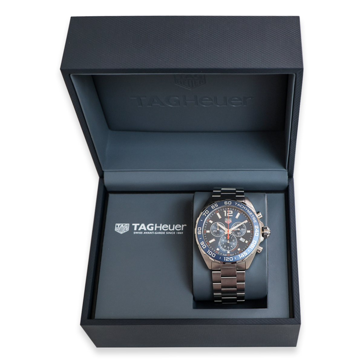 TAG Heuer Formula 1 Chronograph, Blue Dial with Stainless Steel Bracelet