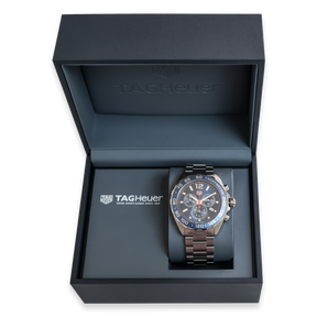 TAG Heuer Formula 1 Chronograph, Blue Dial with Stainless Steel Bracelet