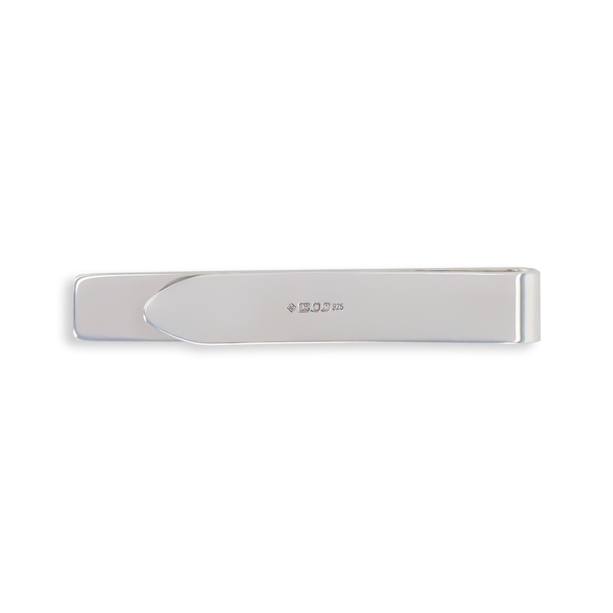 Sterling Silver Engine Turned Tie Bar