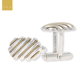 Tiffany & Co. Sterling Silver & 18ct Yellow Gold Cufflinks