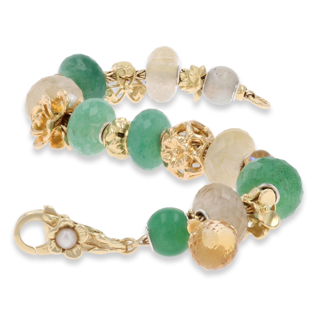 Trollbeads 18ct Yellow Gold “Lotus"
