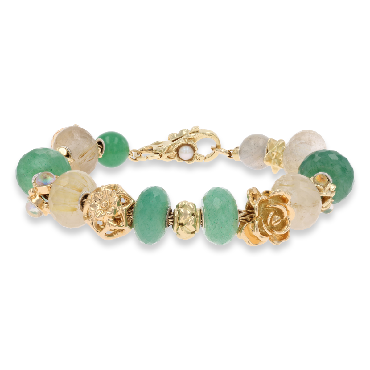 Trollbeads 18ct Yellow Gold “Lotus"