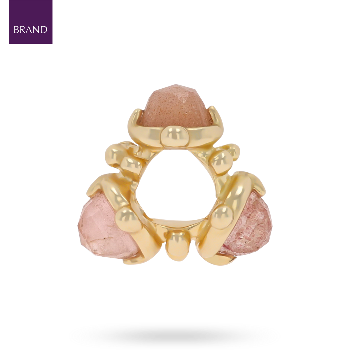 Exclusive 18ct Yellow Gold “Trinity of the Heart”