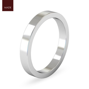 Flat Wedding Band