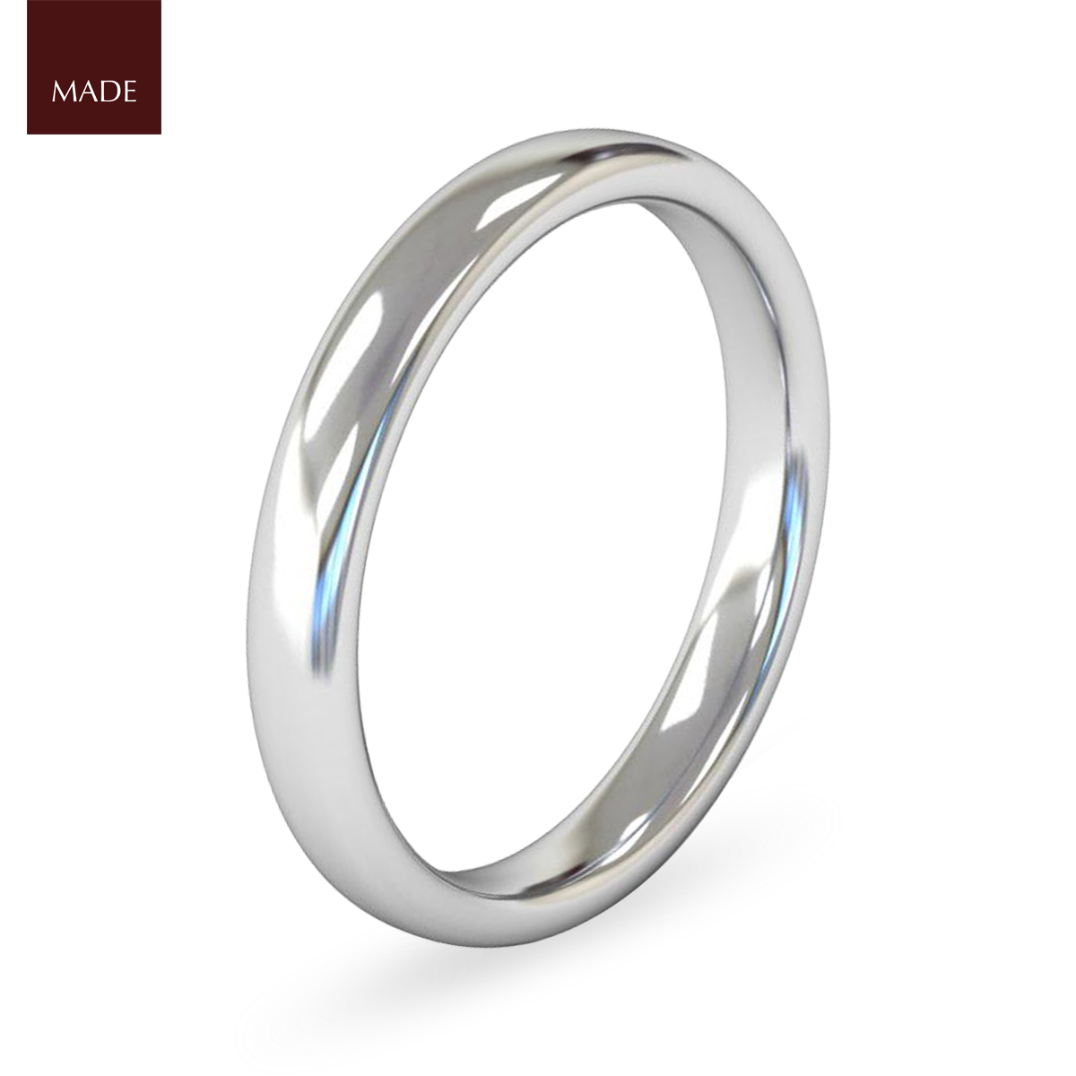 Slight Court Wedding Band