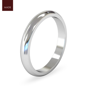 D-Shape Wedding Band