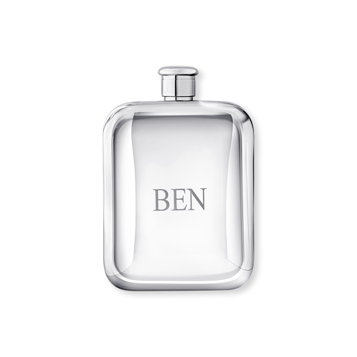 Fred Bennett Stainless Steel Hip Flask Engraved