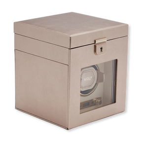 Palermo Single Watch Winder with Jewellery Storage