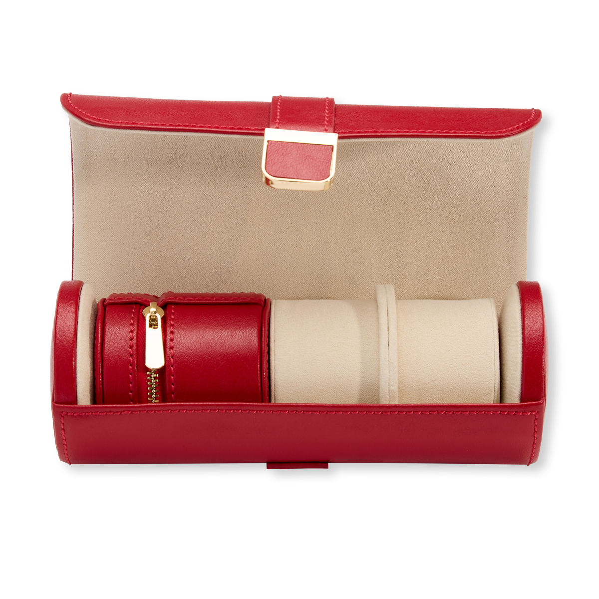 Palermo Double Watch Roll With Jewellery Pouch