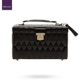 Caroline Medium Black Jewellery Case