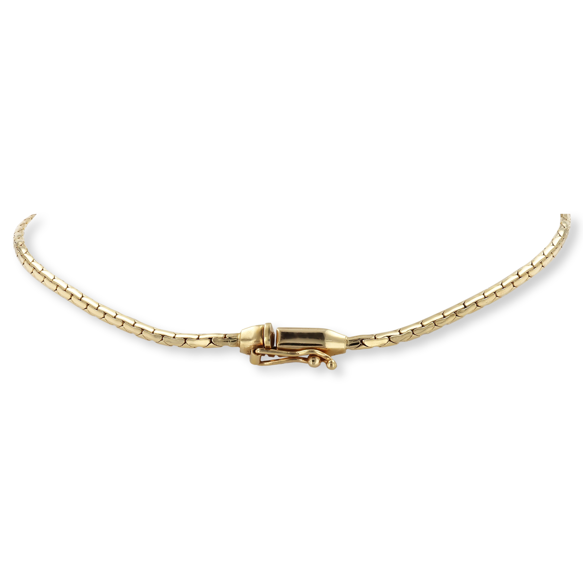 18ct Yellow Gold Diamond Abstract Waves Collarette Necklace